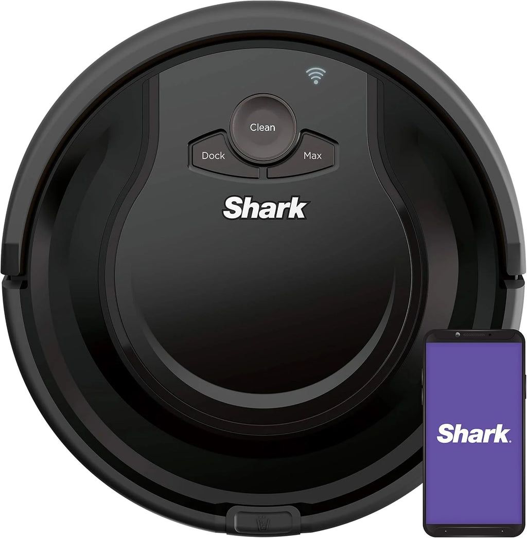 AI Robot Vacuum with XL HEPA Self-Empty Base, Bagless, 60-Day Capacity, LIDAR Navigation, Perfect for Pet Hair, Compatible with Alexa, Wi-Fi Connected, Carpet & Hard Floor, Black