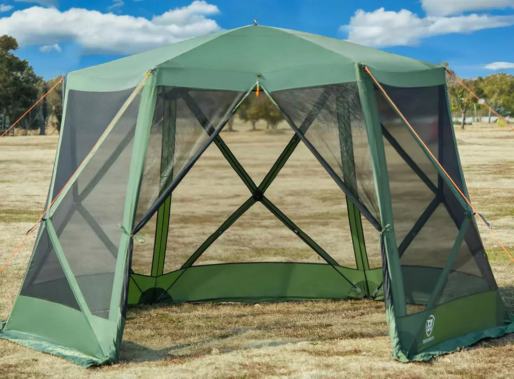 Pop up Screen House Tent for Camping 11.5 x 9.8 ft Instant Screened Gazebo Canopy