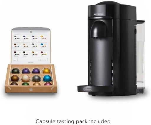 Nespresso Vertuo Plus Coffee and Espresso Maker by De'Longhi, Grey
