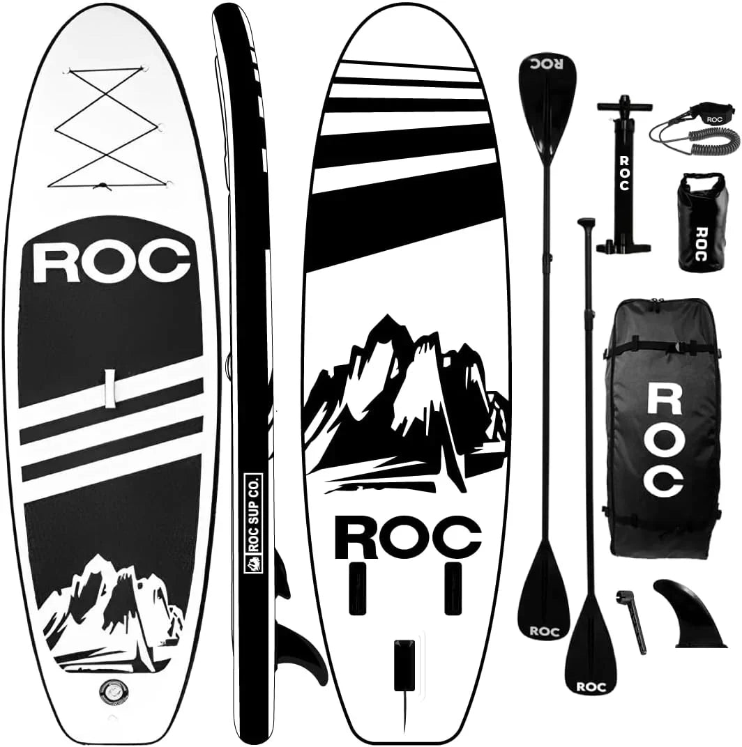 ROC inflatable stand-up paddle board SUP paddle board accessories Anti-slip comfortable deck