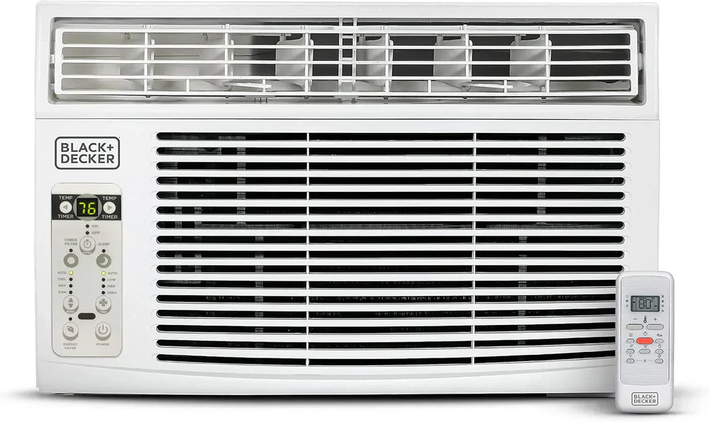 BLACK+DECKER Window Air Conditioner 5000 BTU Cools Up to 150 Square Feet AC Mechanical Controls