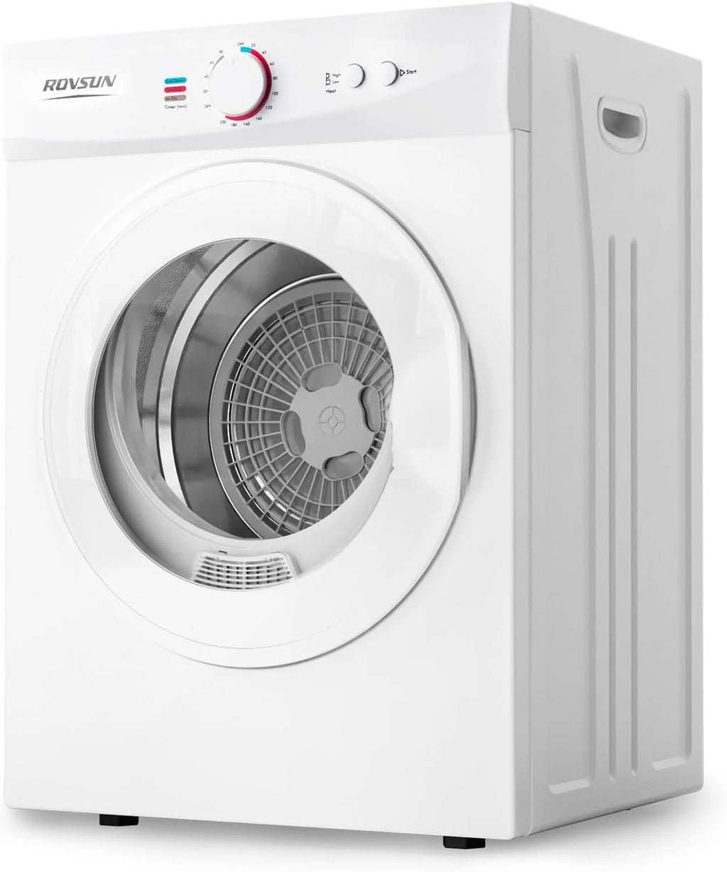 ROVSUN 110V Portable Clothes Dryer, High End Laundry Front Load Tumble Dryer Machine