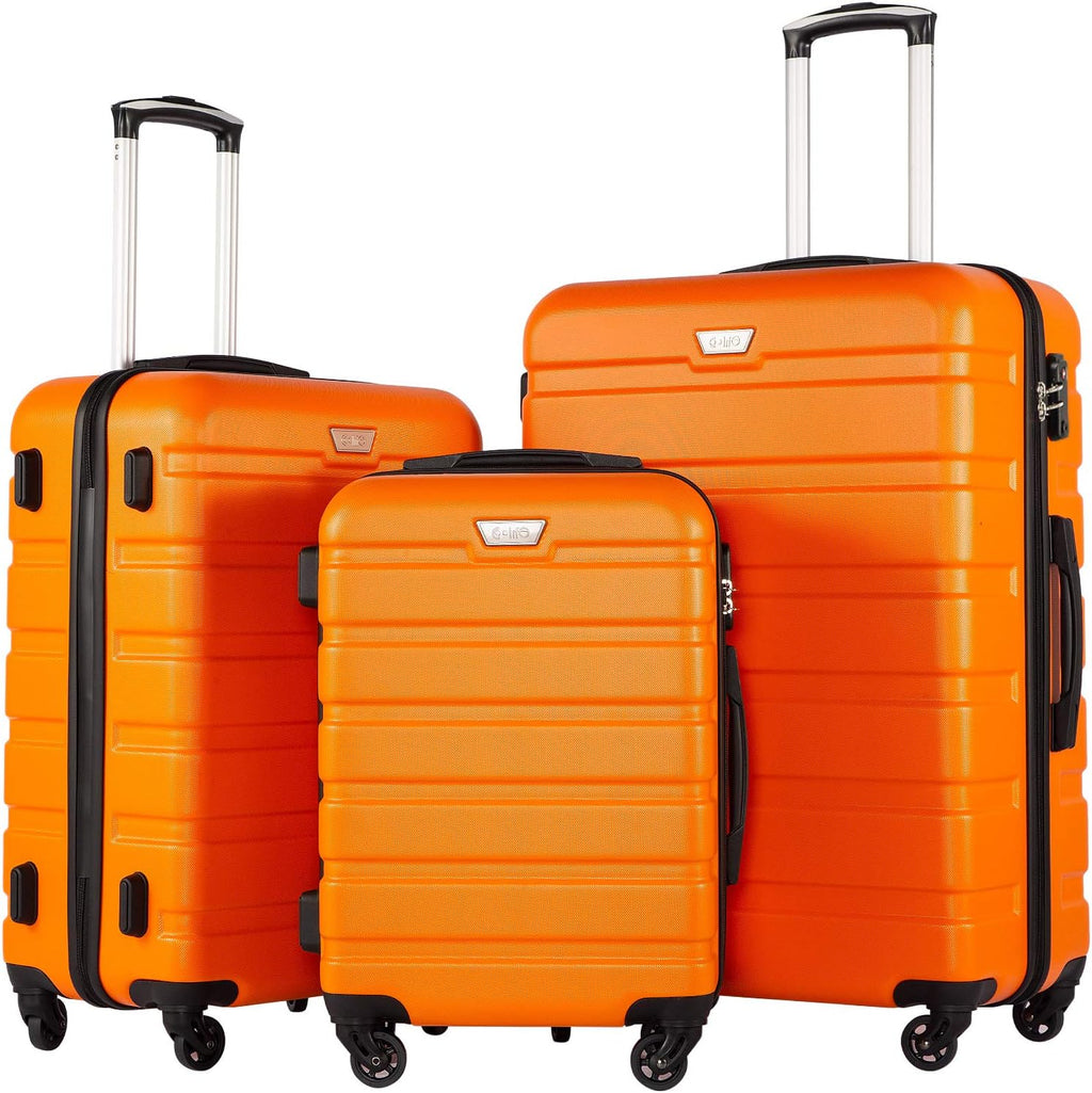 Luggage 3 Piece Set Suitcase Spinner Hardshell Lightweight TSA Lock