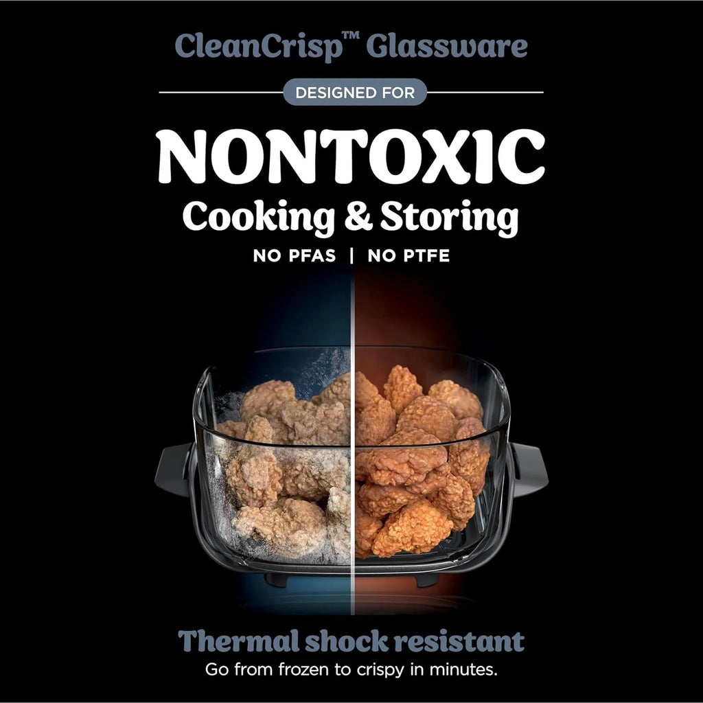 Ninja Crispi 4-in-1 Portable Glass Air Fryer Cooking System