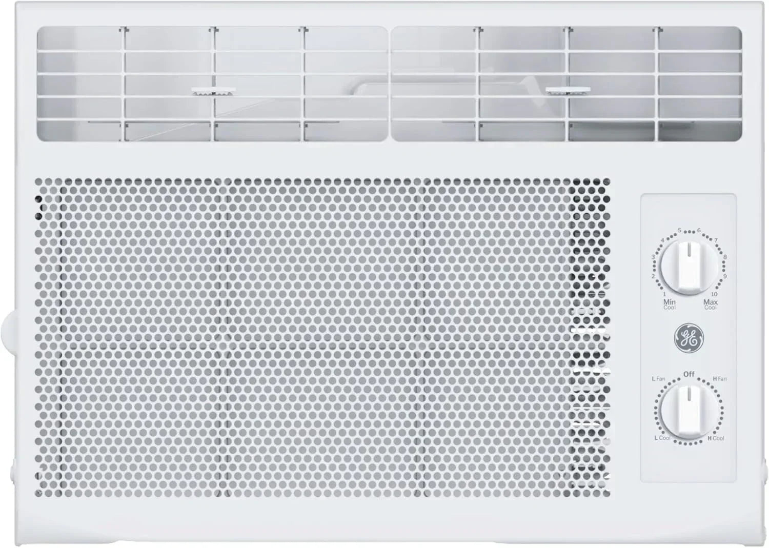 GE Window Air Conditioner Unit 5,000 BTU for Small Rooms up to 150 sq ft Manual Adjustable Fan