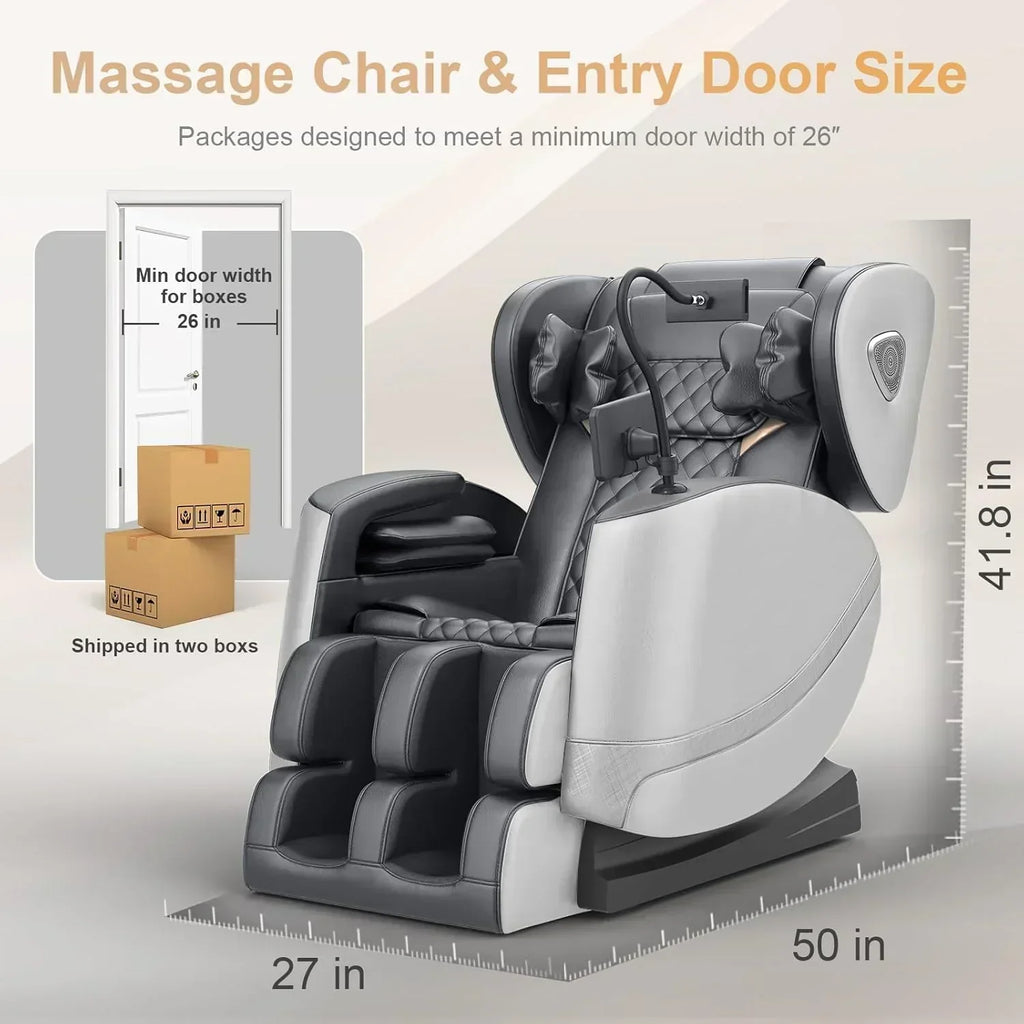 2025 Massage Chair Full Body Zero Gravity Massage Chair with 10 Fix Rollers Heating