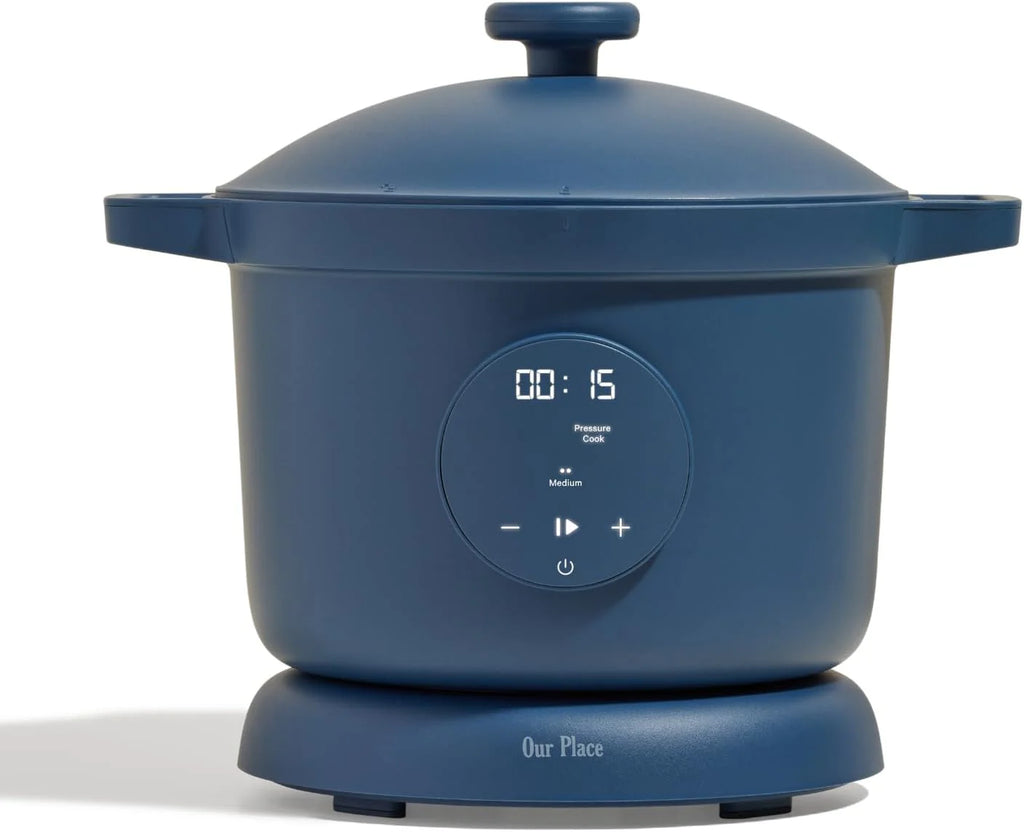 Our Place Dream Cooker | 6-quart Multicooker | 4 Versatile Modes | Pressure Cook, Slow Cook, Sear & Saute, Keep Warm | Hands-Free Steam Release | Tailored Control Panel | Steam