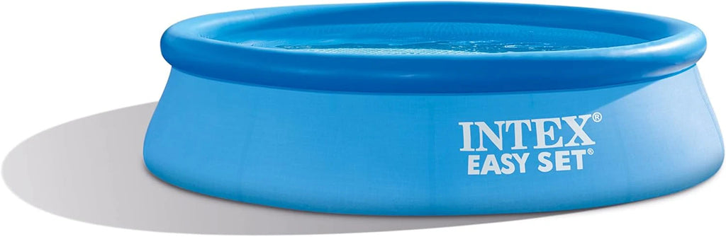 Intex 28167EH Easy Set Inflatable Swimming Pool Set: 15ft x 48in ?Includes 1000 GPH Cartridge Filter Pump ?Removable Ladder ?Pool Cover ?Ground