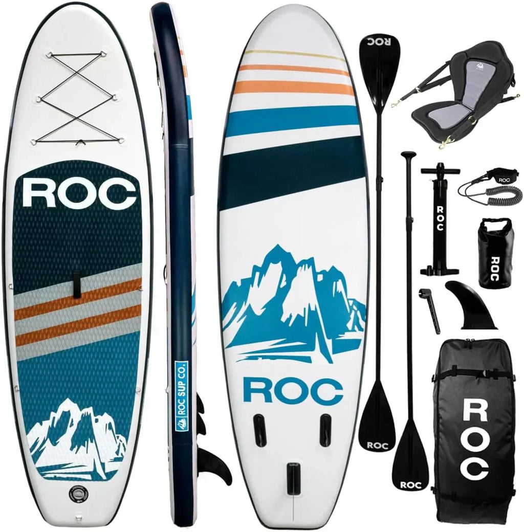 ROC inflatable stand-up paddle board high-quality SUP paddle board accessories