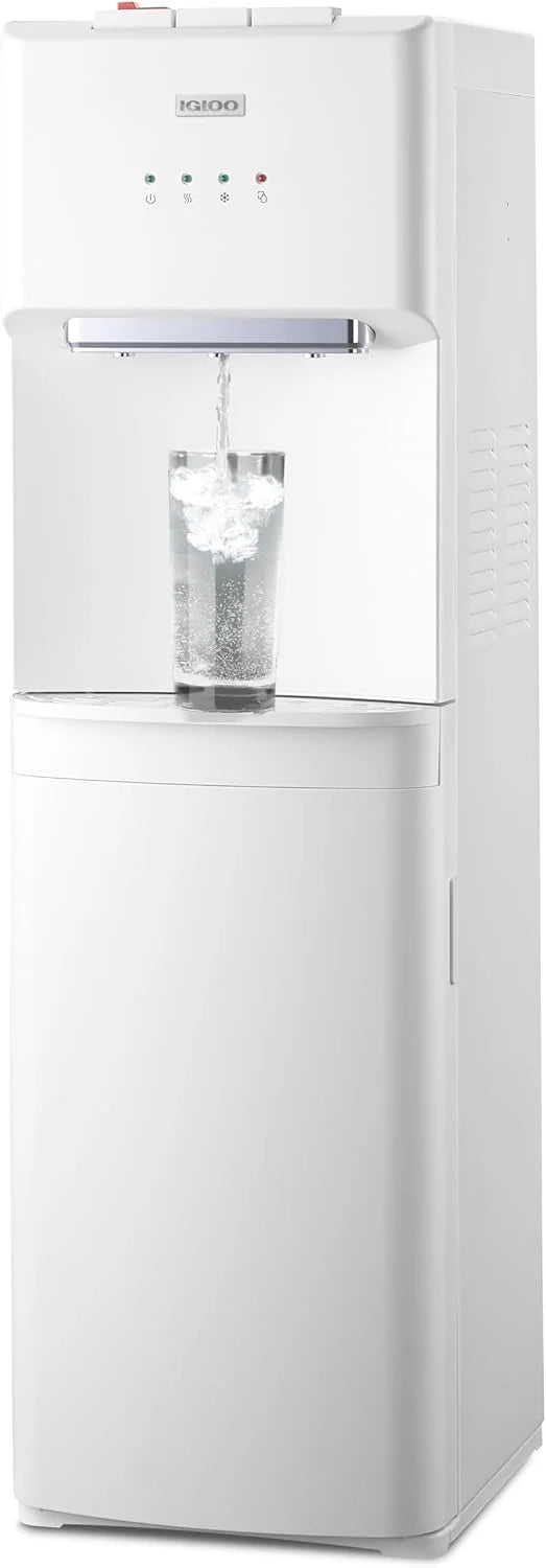 Igloo Bottom Loading Water Dispenser Hot, Cold and Room Temperature Water Dispenser White