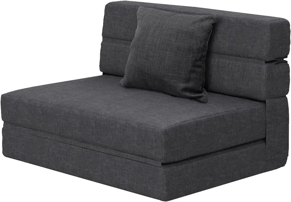 60 inch pull out sofa bed memory foam sofa with 2 pillows futon bed guest bed and pull out sofa