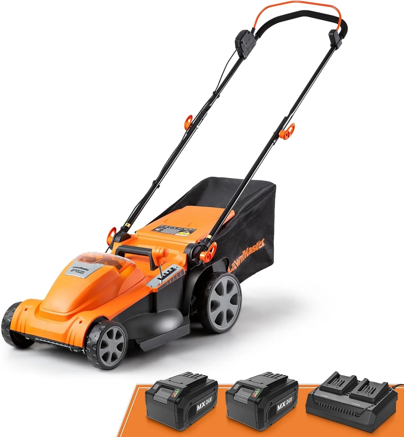 LawnMaster MEB1216K Electric Lawn Mower 16-Inch 12AMP