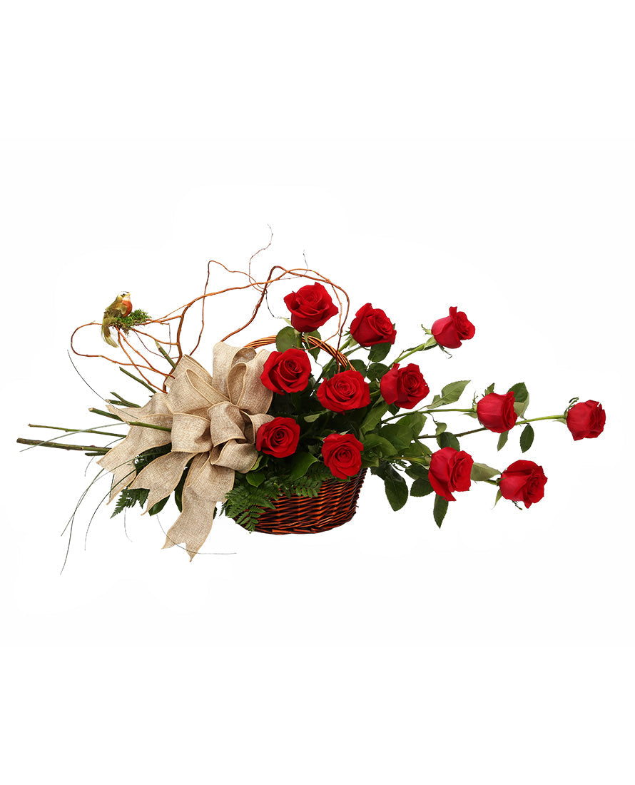 Hand-Picked Rose Basket