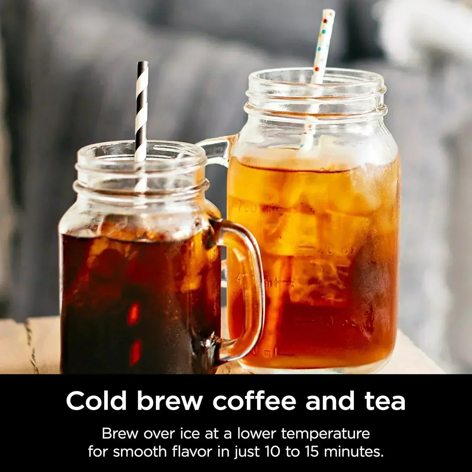 Ninja Hot and Cold Brewed System Tea and Coffee Maker with Auto-iQ 50 oz Thermos