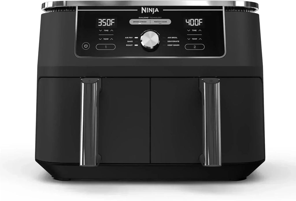 Ninja Foodi 6-in-1 FlexBasket Air Fryer with 7 QT MegaZone Basket Divider for Large Proteins