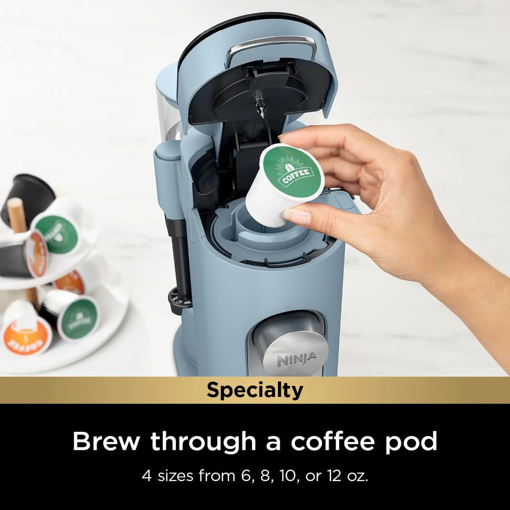 Ninja Pod & Grounds Single-Serve Coffee Maker 56-oz. Reservoir Stone PB051ST