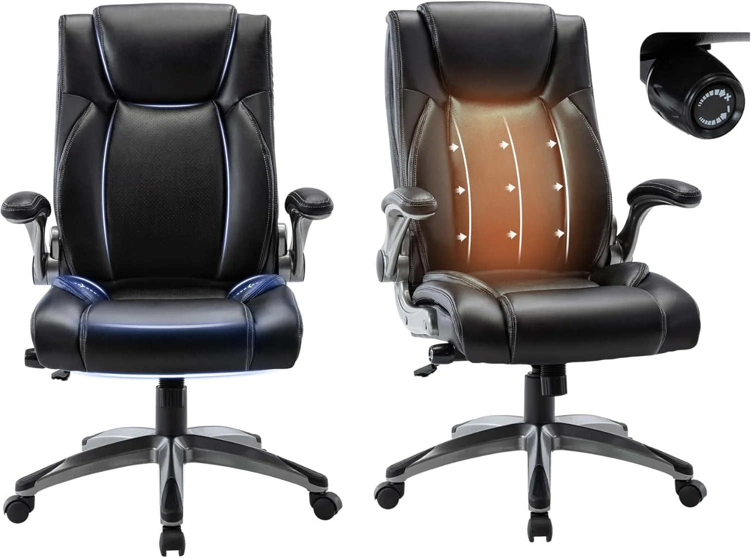 Executive Office Chair Computer Desk Chair Swivel Home Office Chair Upgraded Casters
