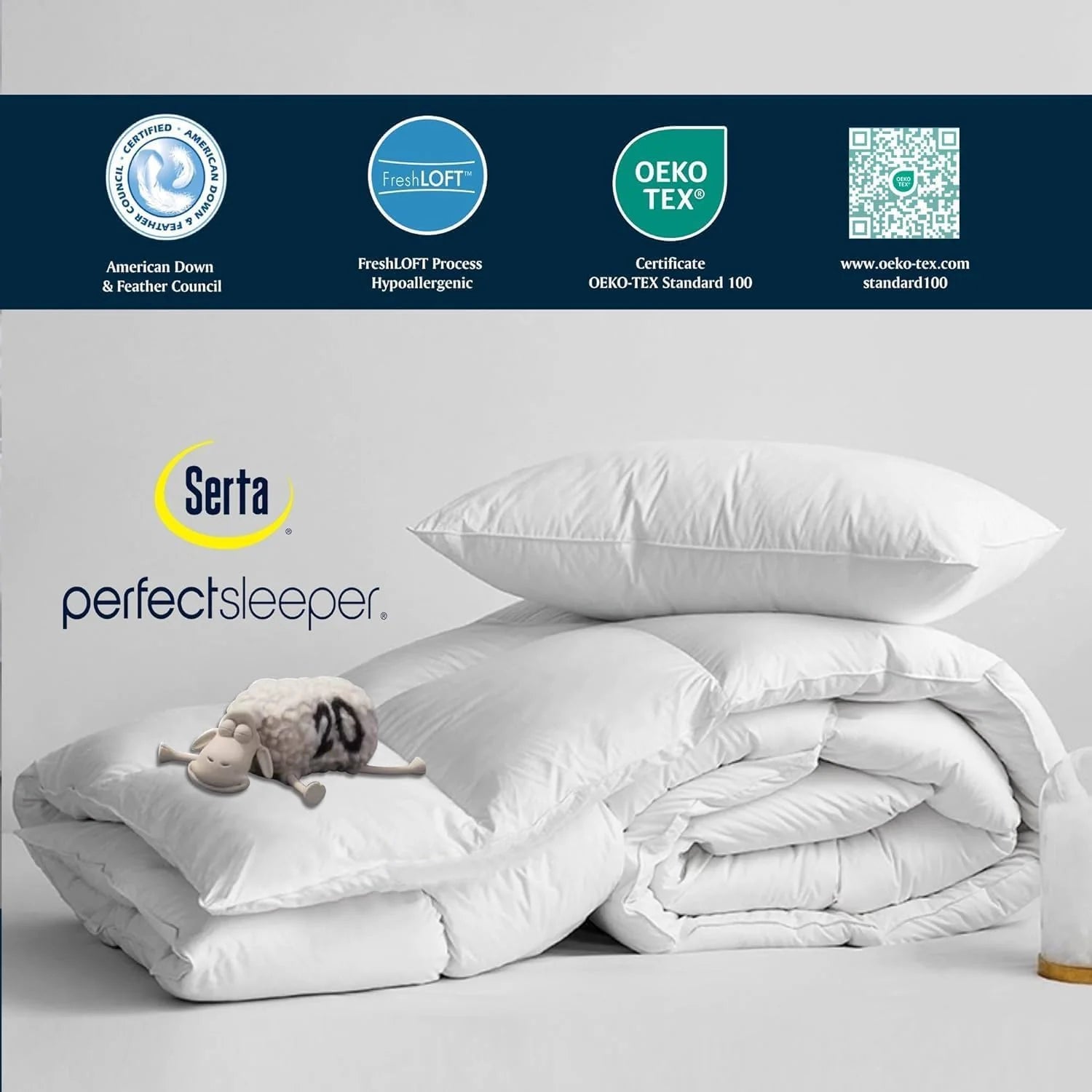 Serta Hotel Luxury Hypoallergenic Comforter Duvet Insert