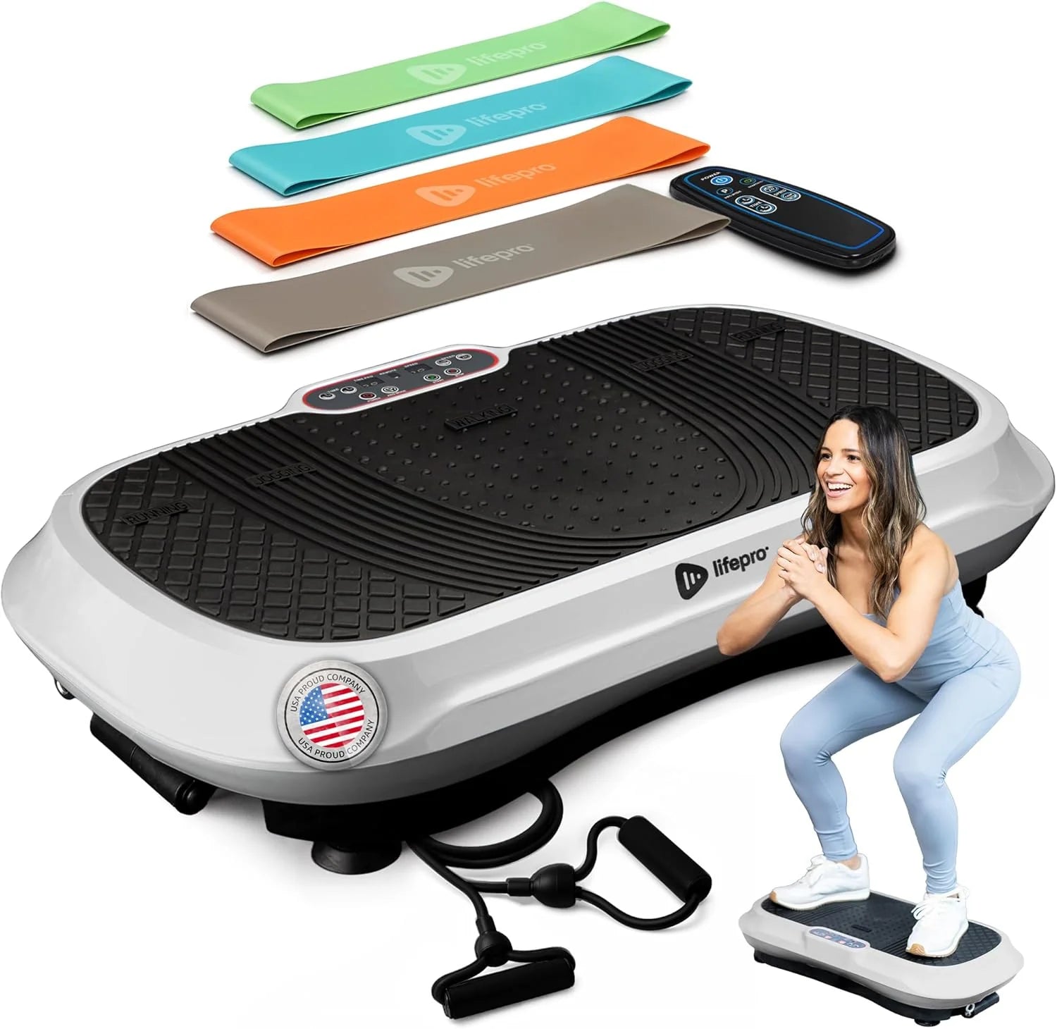 Lifepro Waver Vibration Plate Exercise Machine for Lymphatic Drainage, Muscle Activation